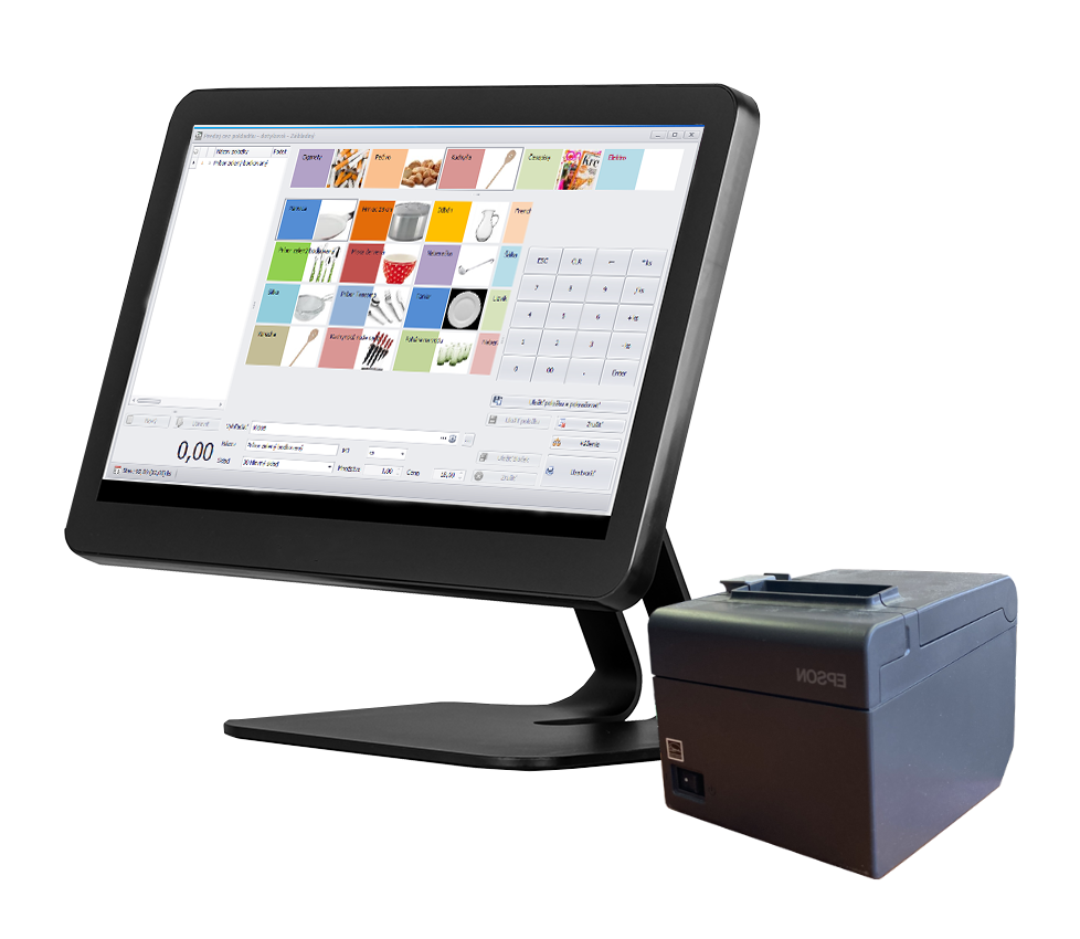 Ekonomický softvér. Pokladničný predaj. E-kasa.